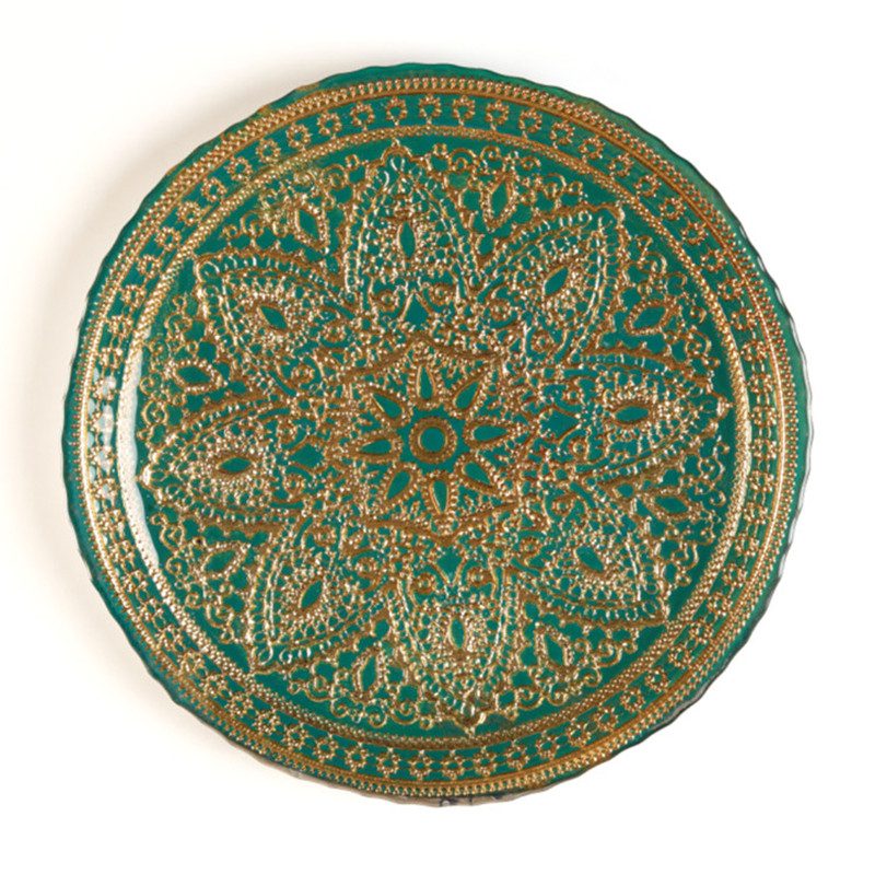 Wholesale Glass Charger Plate PZ-034 - Image 2